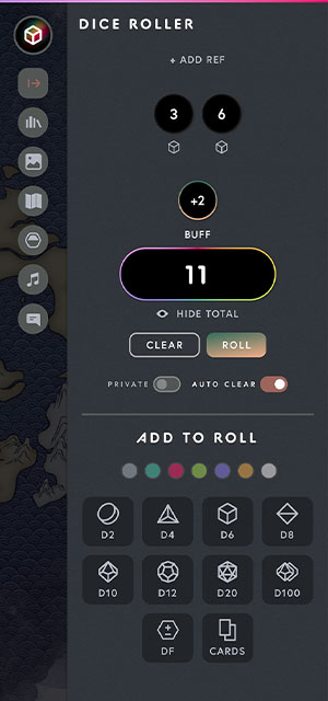 Role Dice Roller UI